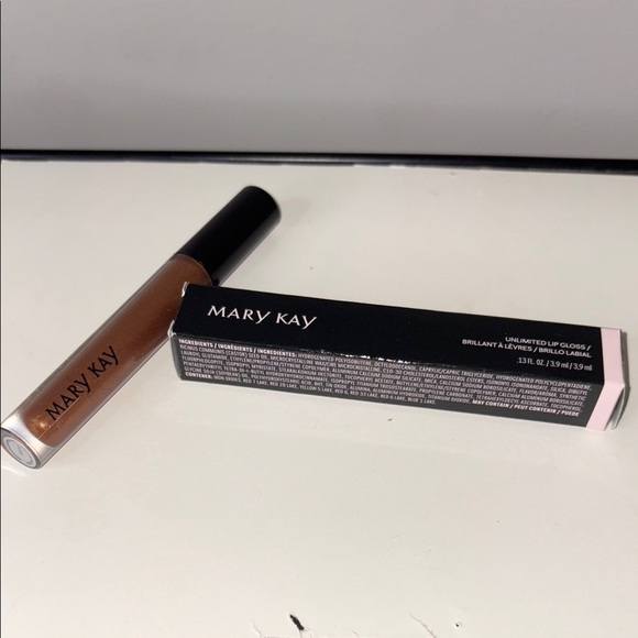 Mary Kay Copper Aura Unlimited Lip Gloss - Shimmering Brown - Picture 1 of 4